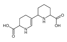 5-(6-carboxypiperidin-2-yl)-1,2,3,4-tetrahydropyridine-2-carboxylic acid结构式