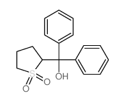 2-Thiophenemethanol,tetrahydro-a,a-diphenyl-, 1,1-dioxide结构式