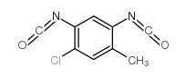 4-氯-6-甲基间苯基二异氰酸酯结构式
