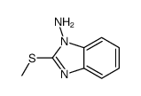 (9ci)-2-(甲基硫代)-1H-苯并咪唑-1-胺结构式