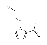 1-(3-Chloropropyl)-2-acetylpyrrole Structure