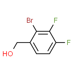 2-Bromo-3,4-difluorobenzyl alcohol Structure
