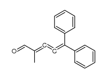 2-methyl-5,5'-diphenylpenta-2,3,4,-trienal Structure