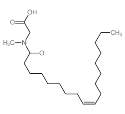 Glycine,N-methyl-N-(1-oxo-9-octadecen-1-yl)-结构式