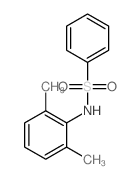 N-(2,6-二甲基苯基)苯磺酰胺结构式