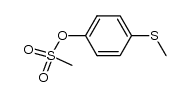 4-(methylthio)phenyl methanesulfonate Structure