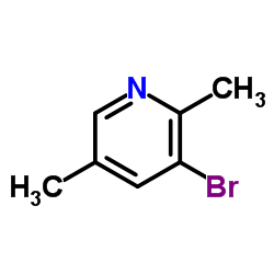 3-溴-2,5-二甲基吡啶结构式