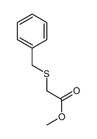 Benzyl(2-methoxy-2-oxoethyl) sulfide Structure