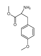 O-甲基-L-酪氨酸甲酯结构式