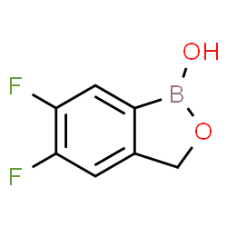 5,6-Difluoro-2,1-benzoxaborol-1(3H)-ol Structure