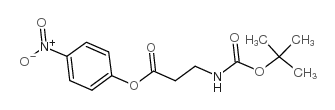 BOC-Β-丙氨酸-对硝基苯酯结构式