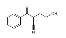 2-苯甲酰基戊腈结构式