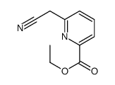 Ethyl 6-(cyanomethyl)-2-pyridinecarboxylate结构式