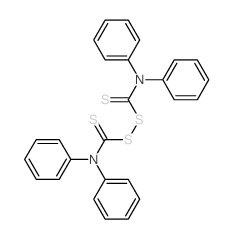 Thioperoxydicarbonicdiamide ([(H2N)C(S)]2S2), tetraphenyl- (9CI) Structure