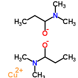 双(二甲基氨基-2-丙氧基)铜(II)结构式
