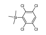 1-(Trimethylsilyl)-2,3,5,6-tetrachlorobenzene Structure