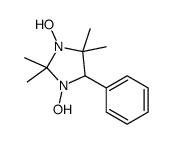 1,3-dihydroxy-2,2,4,4-tetramethyl-5-phenylimidazolidine Structure