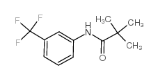 N-(2,2-二甲基丙酰基)-3-(三氟甲基)苯胺结构式