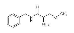 (R)-2-氨基-N-苄基-3-甲氧基丙酰胺结构式