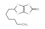 5-己基-1,3-二硫醇并[4,5-d][1,3]二硫杂环戊烯-2-硫酮结构式