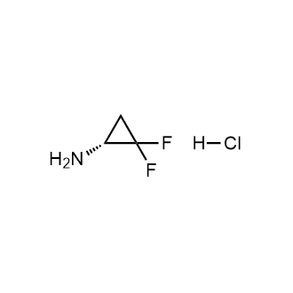 (R)-2,2-二氟环丙胺盐酸盐结构式