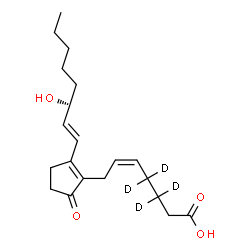 Prostaglandin B2-d4结构式