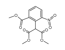 dimethyl 2-methoxycarbonyl-6-nitrophenyl-malonate结构式