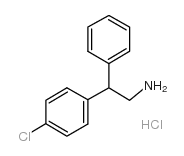 2-(4-氯苯基)-2-苯基乙烷-1-胺盐酸盐结构式