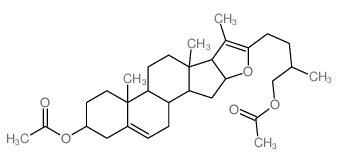 furosta-5,20(22)-dien-3,26-diyl diacetate Structure