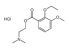 2-(2-ethoxy-3-methoxybenzoyl)oxyethyl-dimethylazanium,chloride结构式