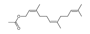 (2Z,6Z)-farnesyl acetate Structure