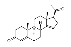 孕-4,14-二烯-3,20-二酮结构式