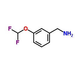 3-(二氟甲氧基)苯甲胺结构式
