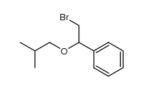 (2-bromo-1-isobutoxyethyl)benzene结构式
