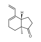 (3aS,7aS)-7a-methyl-4-vinyl-2,3,3a,6,7,7a-hexahydro-1H-inden-1-one结构式