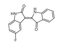 5-fluoro-indirubin structure