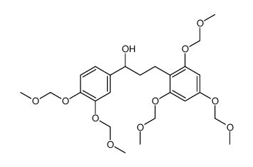 1-(3',4'-di-O-methoxymethylphenyl)-3-(2'',4'',6''-tri-O-methoxymethylphenyl)-1-propanol结构式