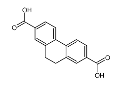 9,10-dihydrophenanthrene-2,7-dicarboxylic acid结构式