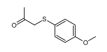 2-PROPANONE, 1-[(4-METHOXYPHENYL)THIO]- structure