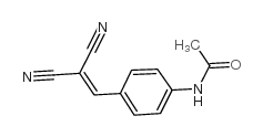 2-(4-乙酰氨基苯亚甲基)丙二腈结构式