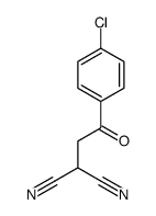 2-[2-(4-CHLOROPHENYL)-2-OXOETHYL]MALONONITRILE结构式