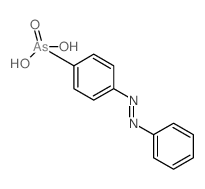 (4-phenyldiazenylphenyl)arsonic acid结构式