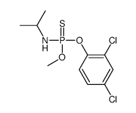 N-[(2,4-dichlorophenoxy)-methoxy-phosphinothioyl]propan-2-amine structure