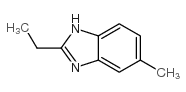 (9ci)-2-乙基-5-甲基-1H-苯并咪唑结构式