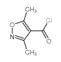 3,5-二甲基异噁唑-4-甲酰氯结构式