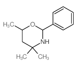 2H-1,3-Oxazine,tetrahydro-4,4,6-trimethyl-2-phenyl-结构式