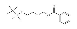 4-((tert-butyldimethylsilyl)oxy)butyl benzoate Structure