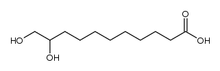 10,11-dihydroxyundecanoic acid结构式