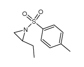 1-(4-methylbenzenesulfonyl)-2-ethylaziridine结构式