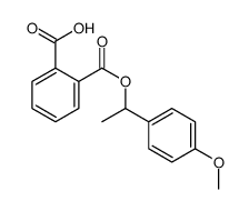 2-[1-(4-methoxyphenyl)ethoxycarbonyl]benzoic acid结构式
